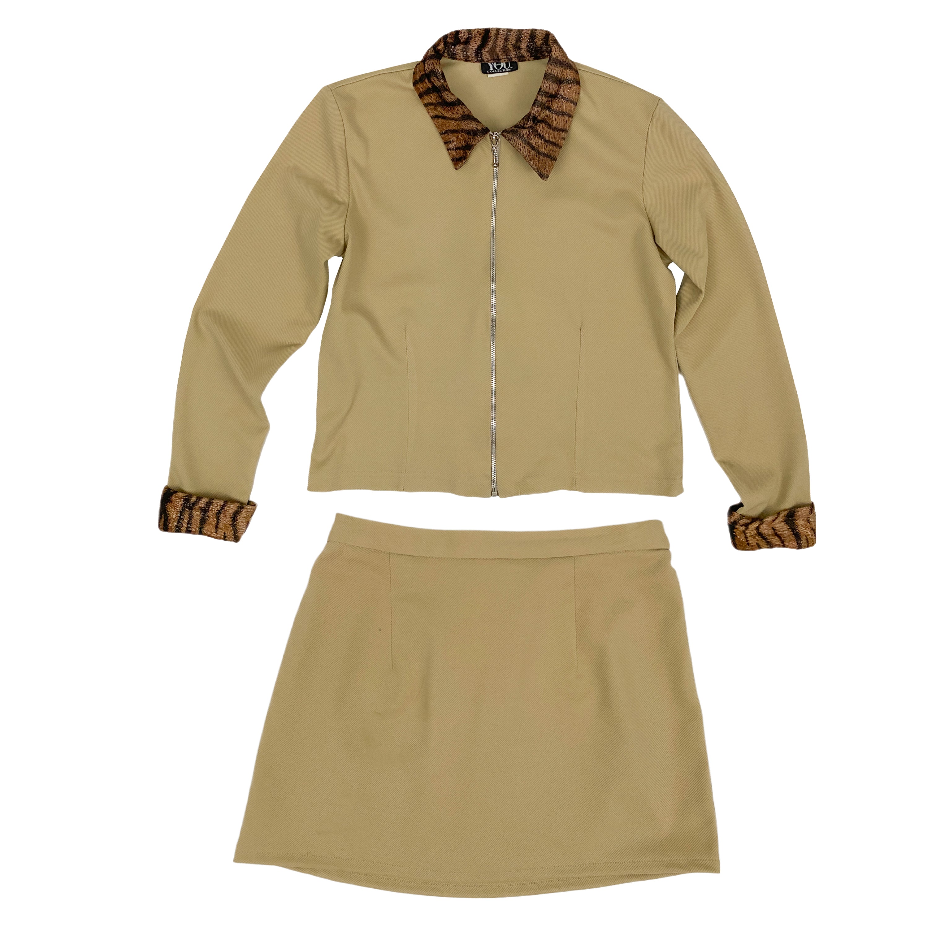 90's Mini Skirt Suit Set (XS)