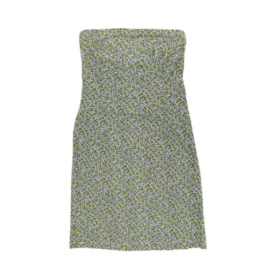 Y2K Abstract Satin Slip Dress - Medium — Holy Thrift