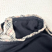Burberry London Black Ruffle-Trim Tank (S)