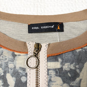 Cop Copine Zip Up Graphic Tee (M-L)