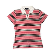 Burberry London Pink Stripe Polo (S)