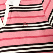 Burberry London Pink Stripe Polo (S)