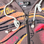 Clin Delle Euro Graphic Zip Up (S)