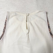 Burberry Blue Label High Neck Keyhole Tank (S)