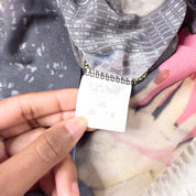 Euro Micro Mesh Graphic Blouse (S)