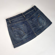 Killah Y2K Denim Mini Skirt (M)