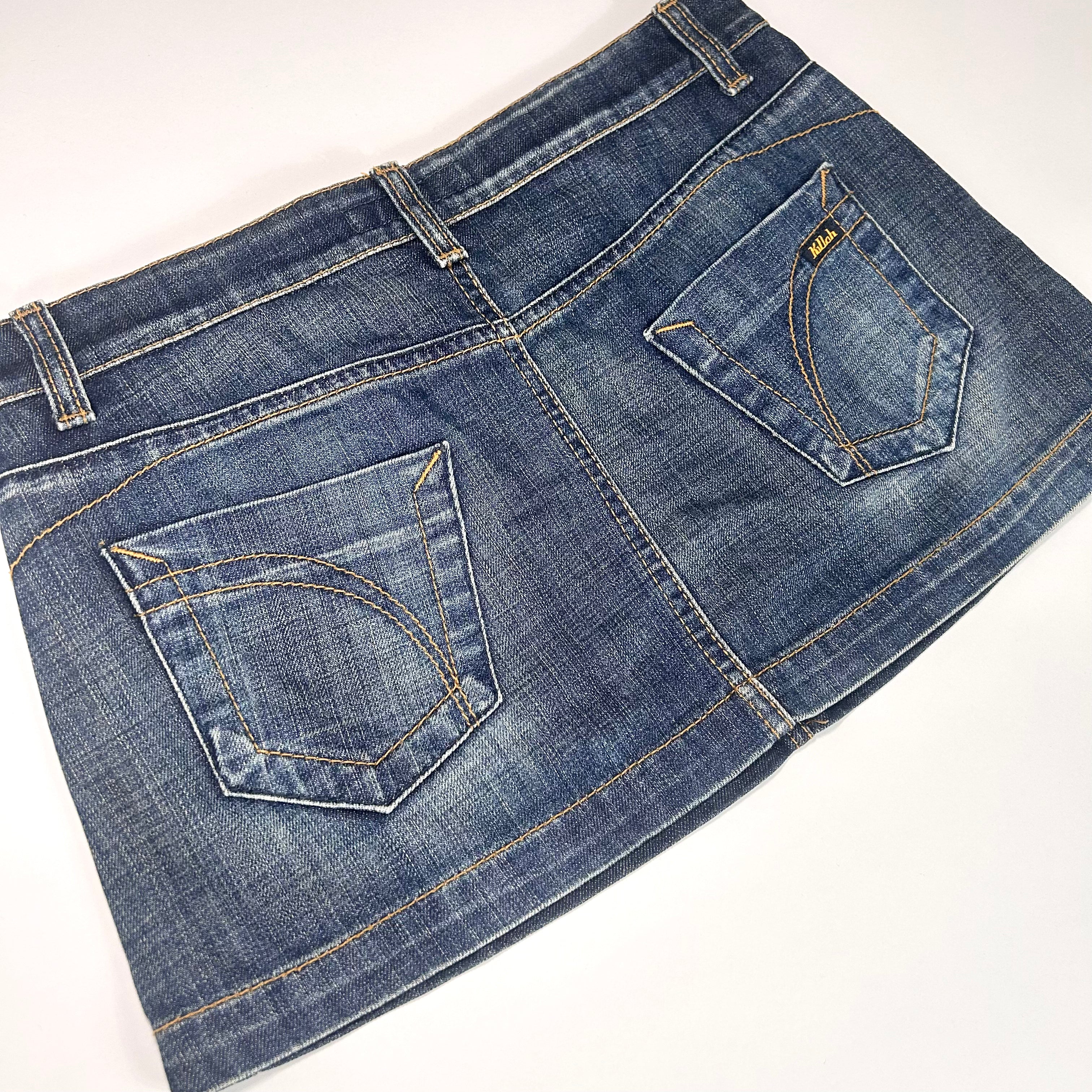 Killah Y2K Denim Mini Skirt (M)