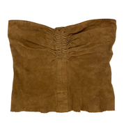 Diesel Tan Suede Tube Top (M)