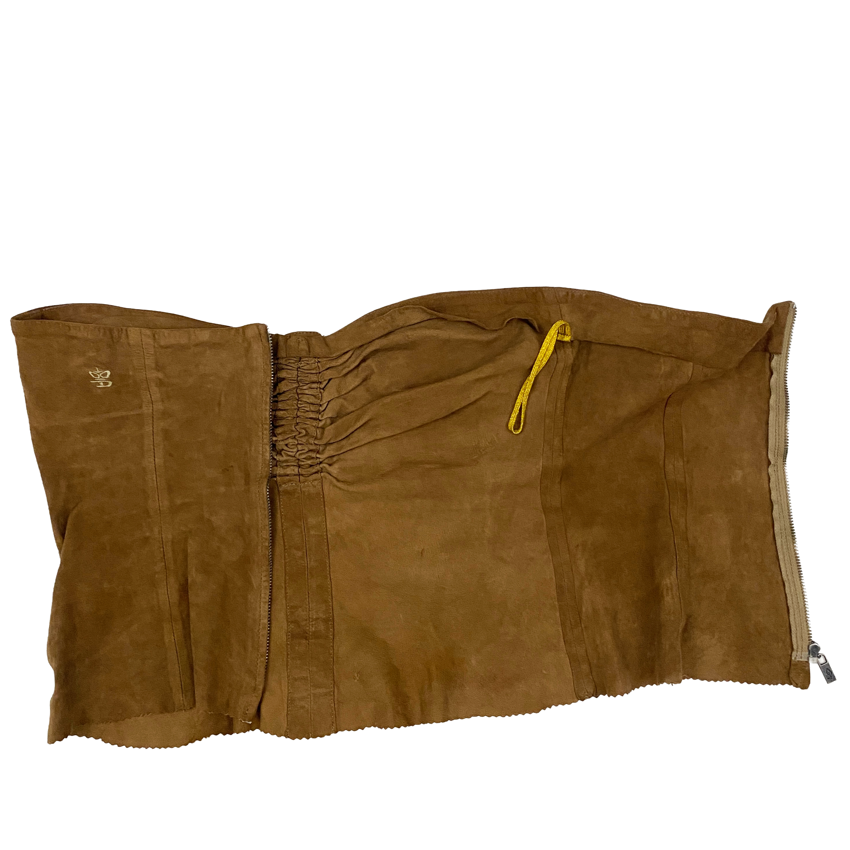Diesel Tan Suede Tube Top (M)