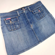 D&G Y2K Denim Mini Skirt (S)