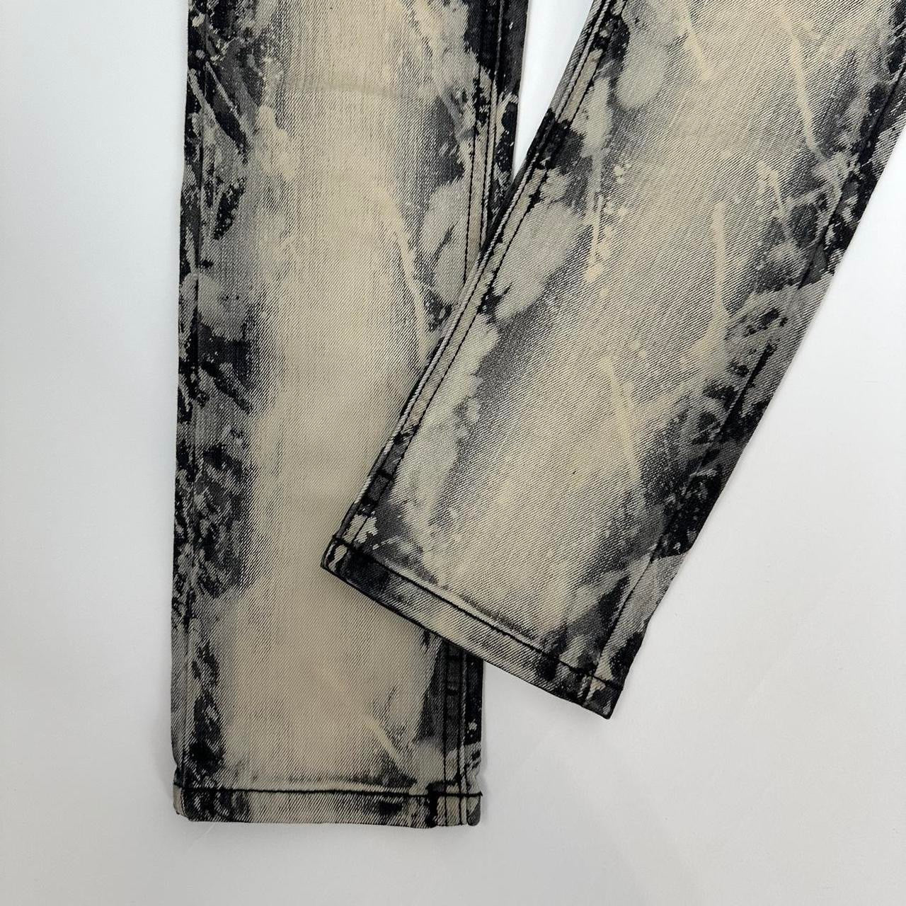 Y2K Baby Phat Concrete Wash Jeans (XXS)