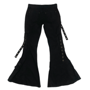 Blumarine Runway Black Utility Cargo Flare Pants (S/M)