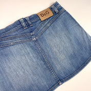 D&G Y2K Denim Mini Skirt (S)