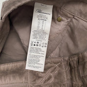 Blumarine Runway Tan Utility Cargo Flare Pants (M)
