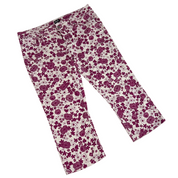 D&G Y2K White Floral Capris (M)