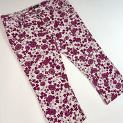D&G Y2K White Floral Capris (M)