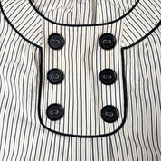 Burberry Blue Label Stripe Babydoll Top (M)