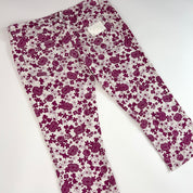 D&G Y2K White Floral Capris (M)