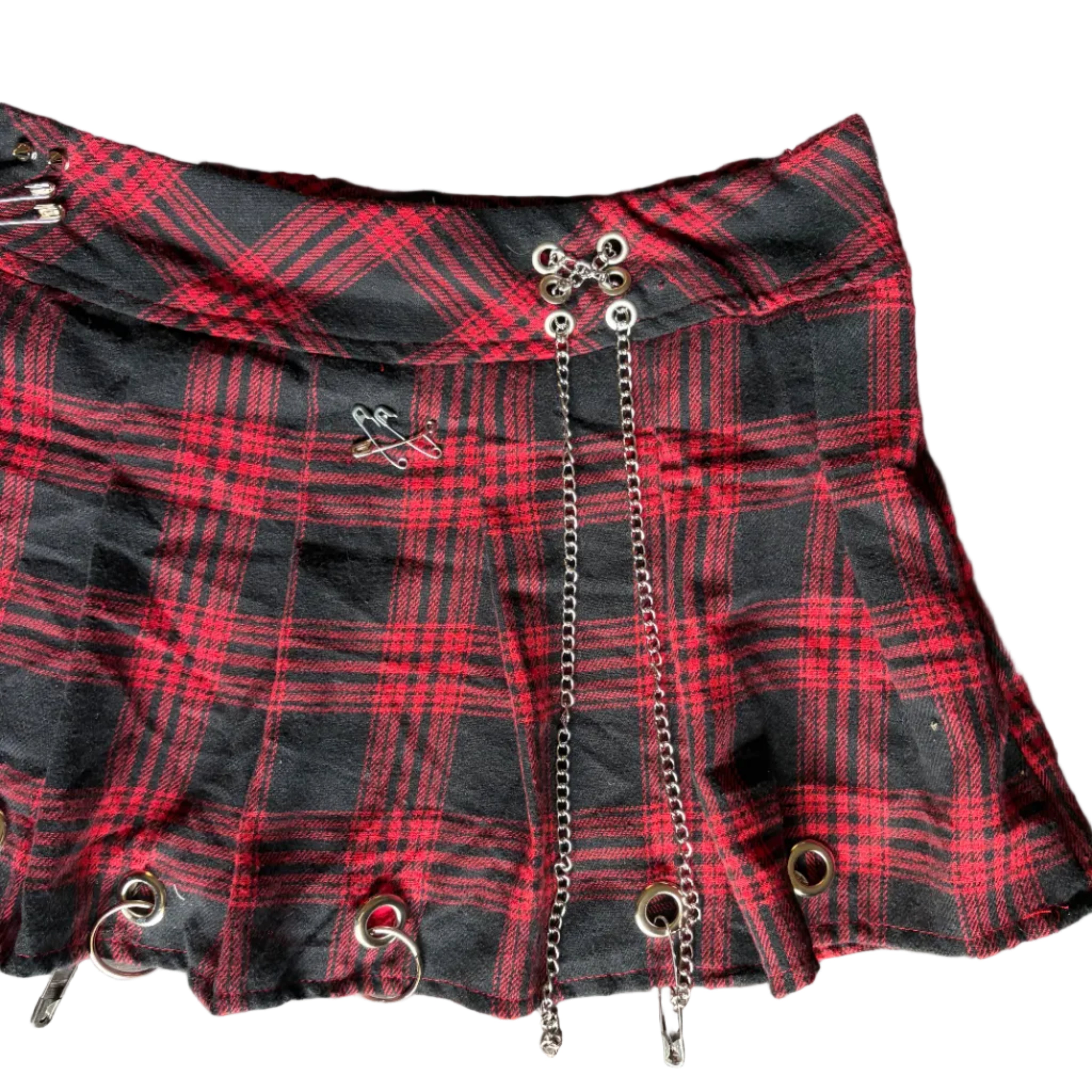 Plaid Punk Micro Skirt (S)