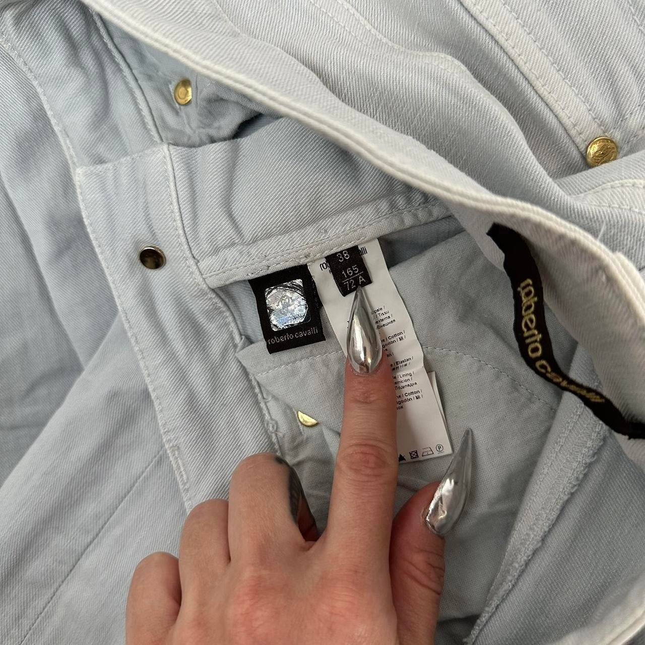 Roberto Cavalli Off White Jeans (XS)