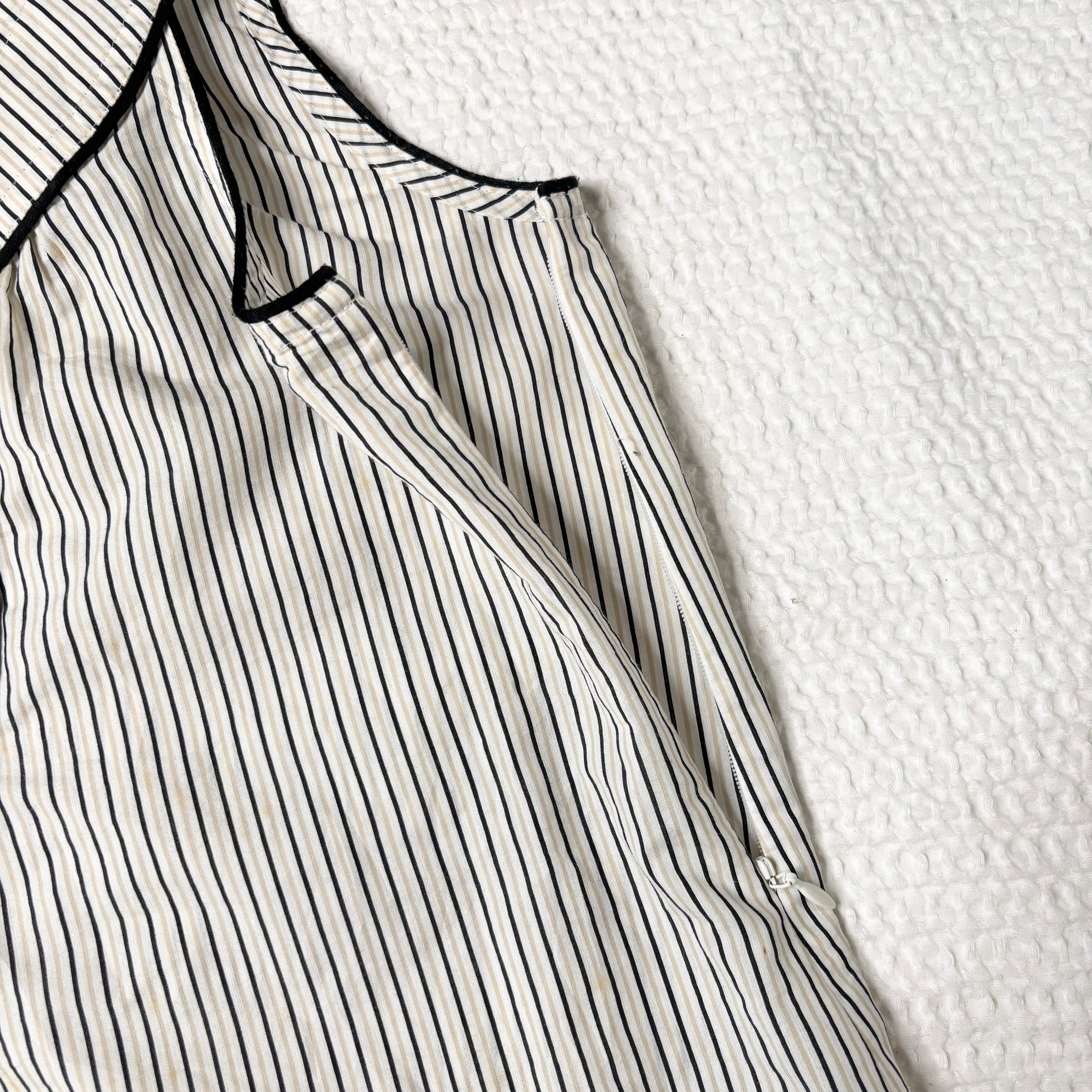 Burberry Blue Label Stripe Babydoll Top (M)