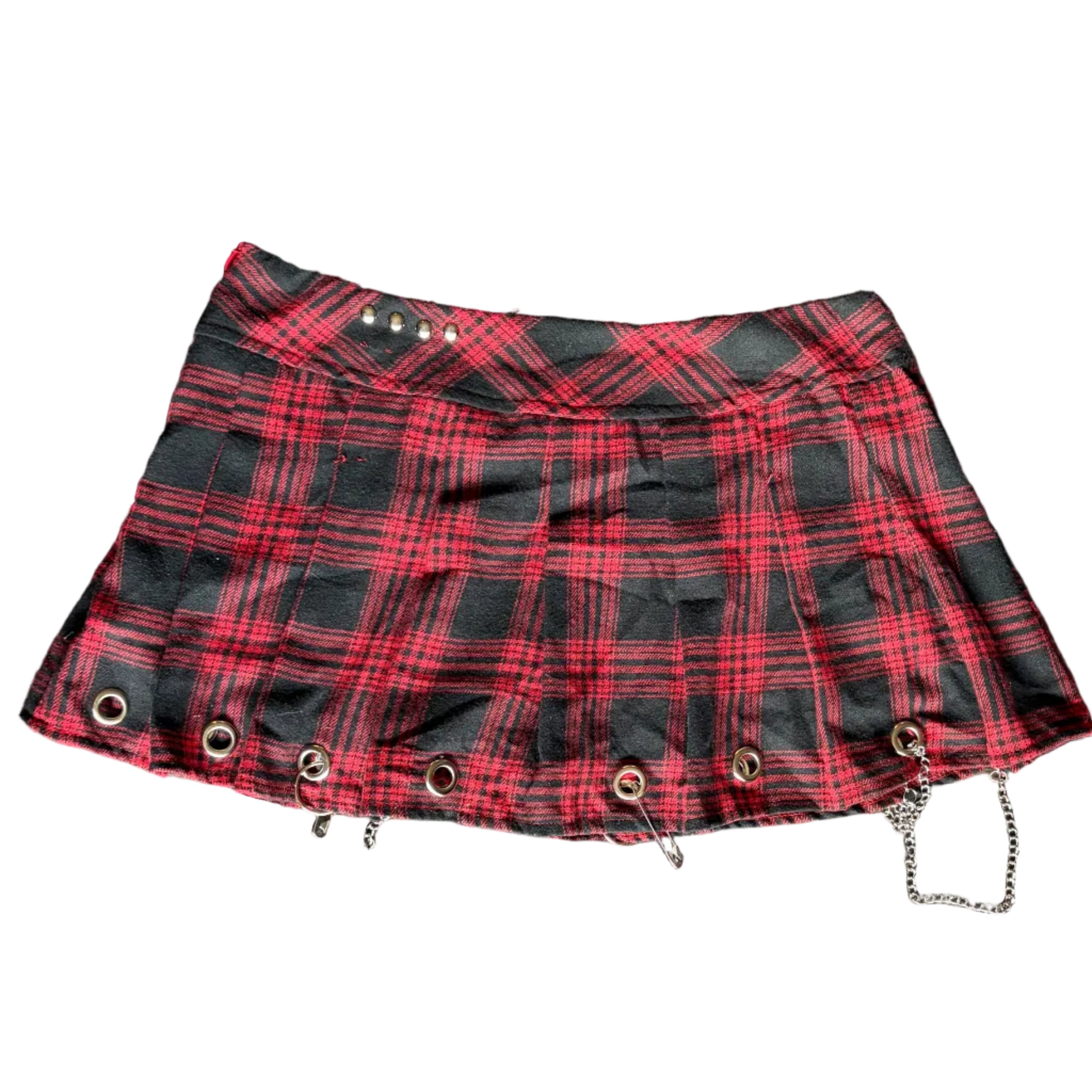 Plaid Punk Micro Skirt (S)
