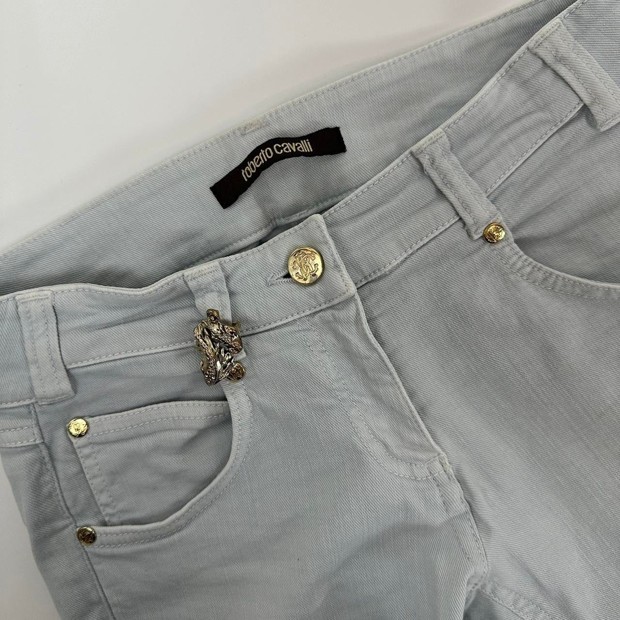 Roberto Cavalli Off White Jeans (XS)