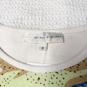 Euro Graphic 3/4 Sleeve Top (M)