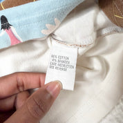 Euro Graphic 3/4 Sleeve Top (M)