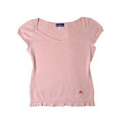 Burberry Blue Label Pink Knit Tee (S)