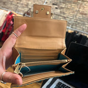 Vintage 90s Aquamarine Fendi Wallet