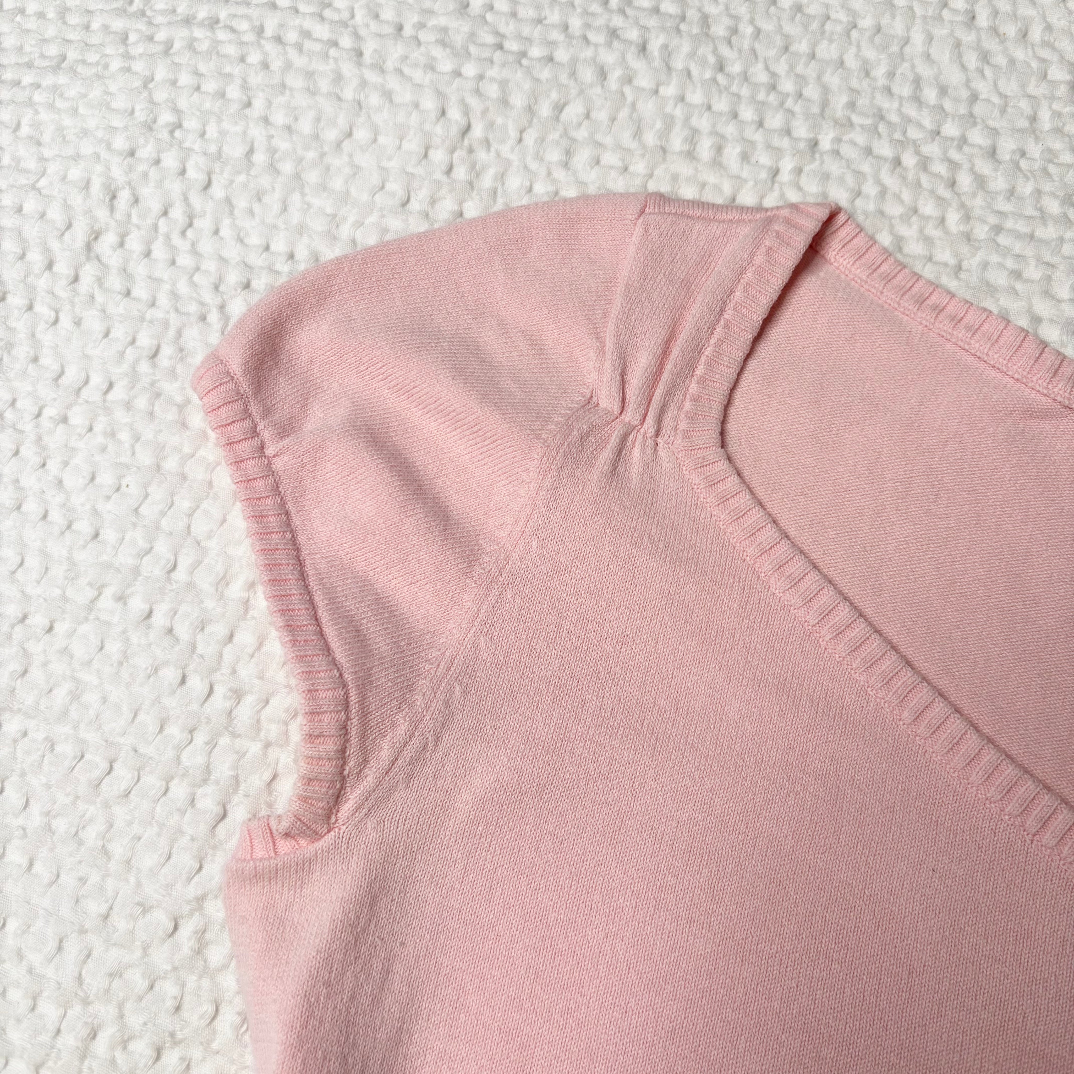 Burberry Blue Label Pink Knit Tee (S)