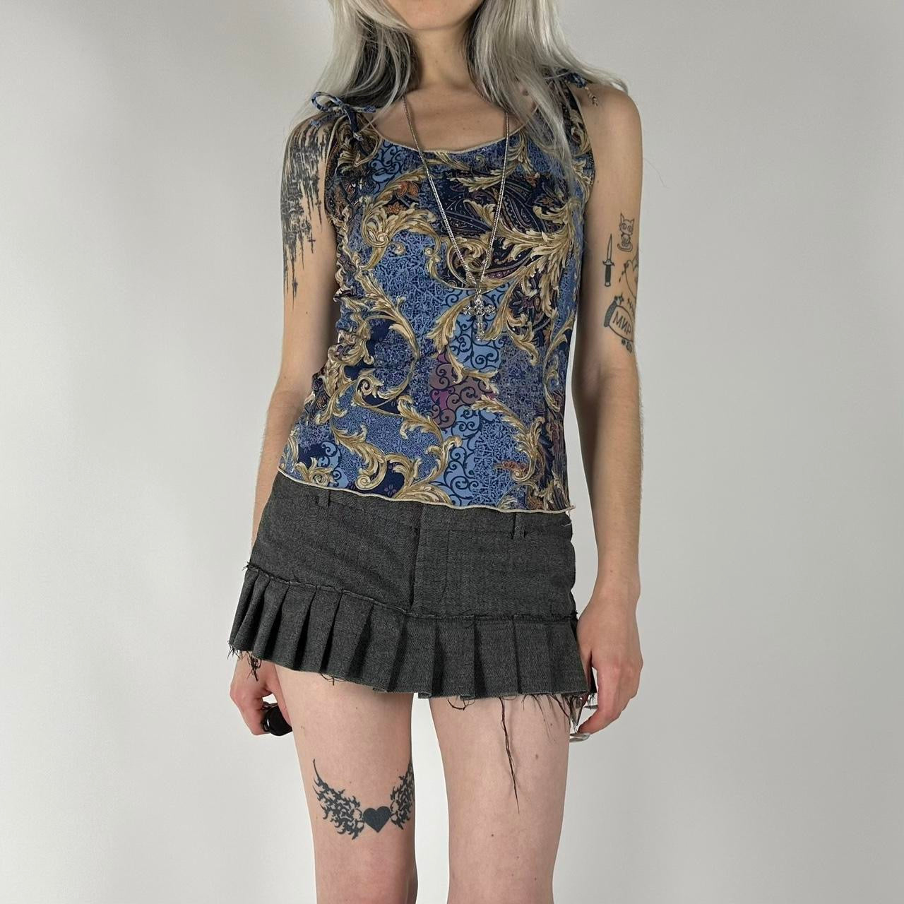 Vintage Micro Mesh Top (S)