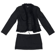 DKNY Pinstripe Skirt Suit Set (M/L)