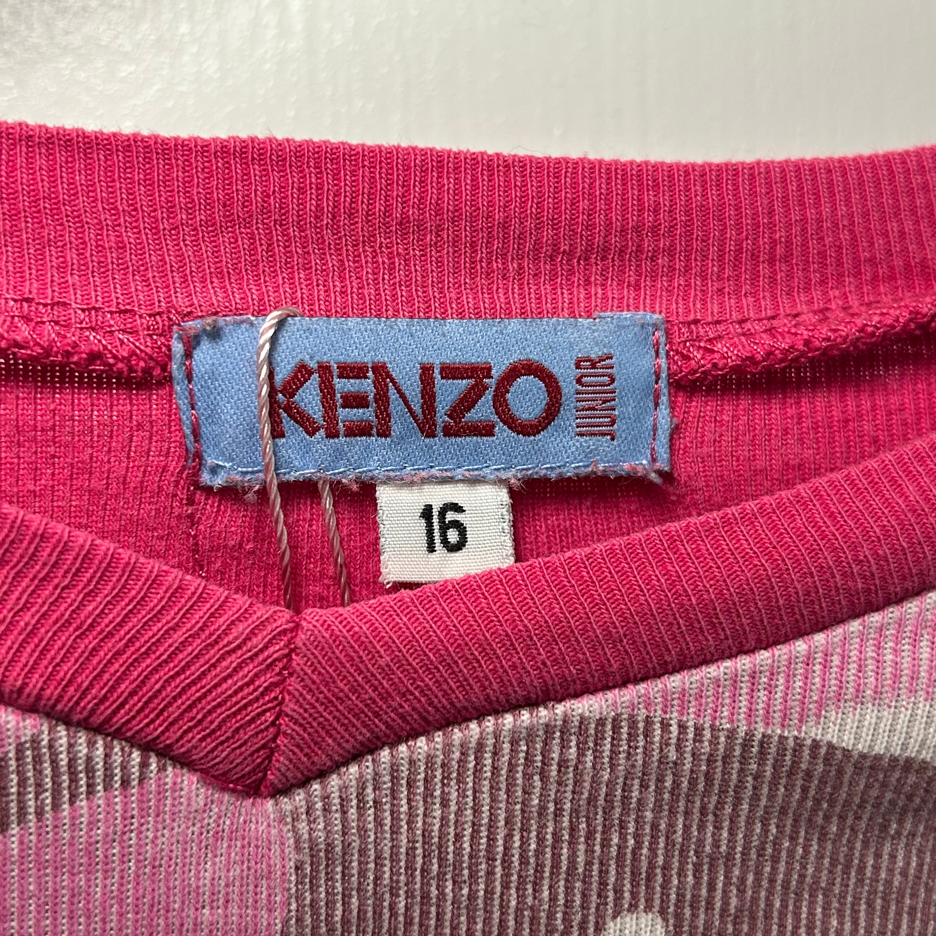 Kenzo Y2K Pink Long Sleeve Top (S)