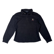 Burberry London Black Long Sleeve Polo (S-M)