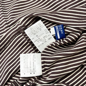 Burberry Blue Label Stripe Puff Sleeve Top (S)