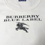 Burberry Blue Label Graphic Puff Sleeve Tee (S-M)