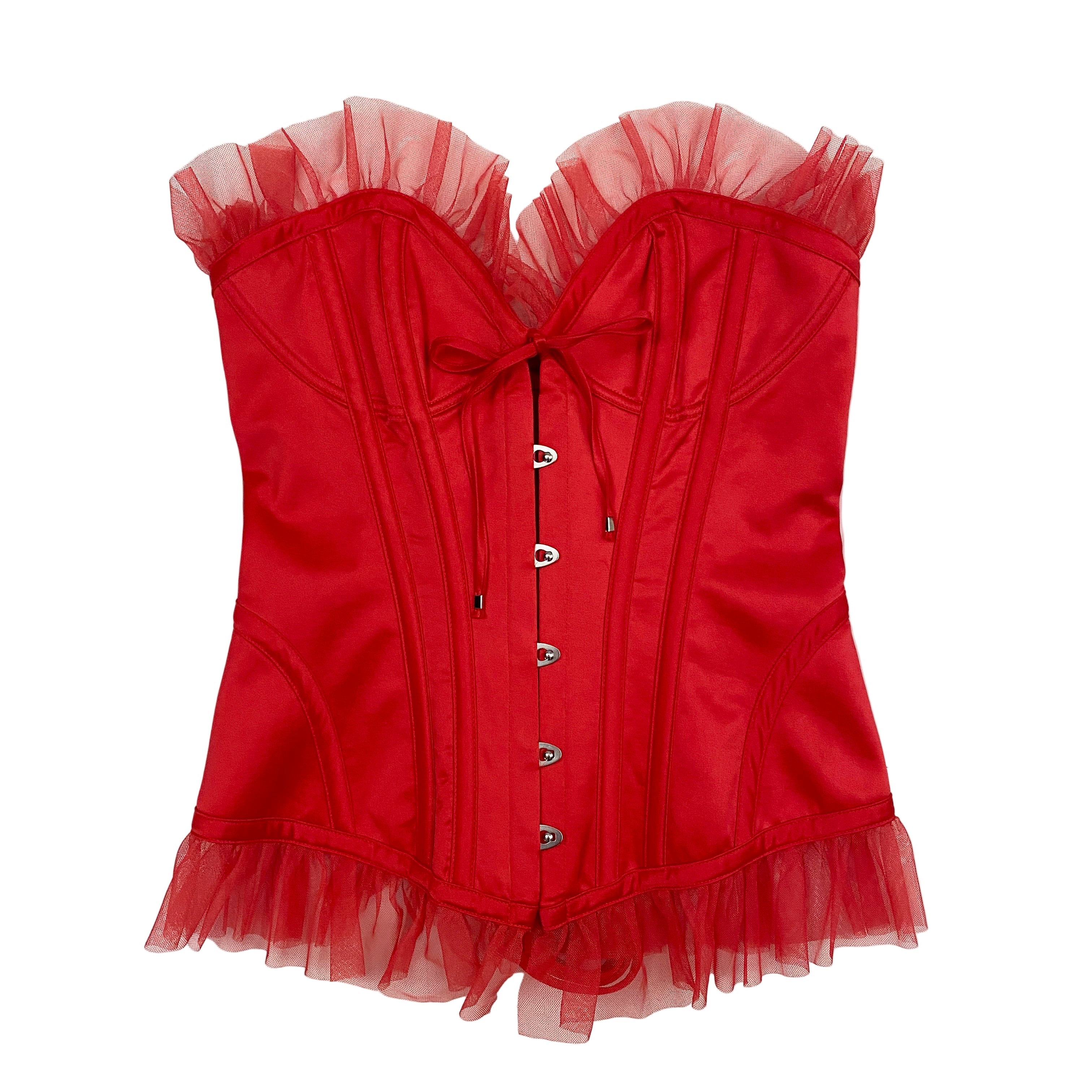 2004 Victoria's Secret Tulle & Satin Corset (34B)