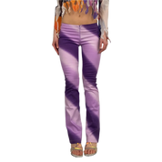 Y2K Purple Low Rise Pants (XS)