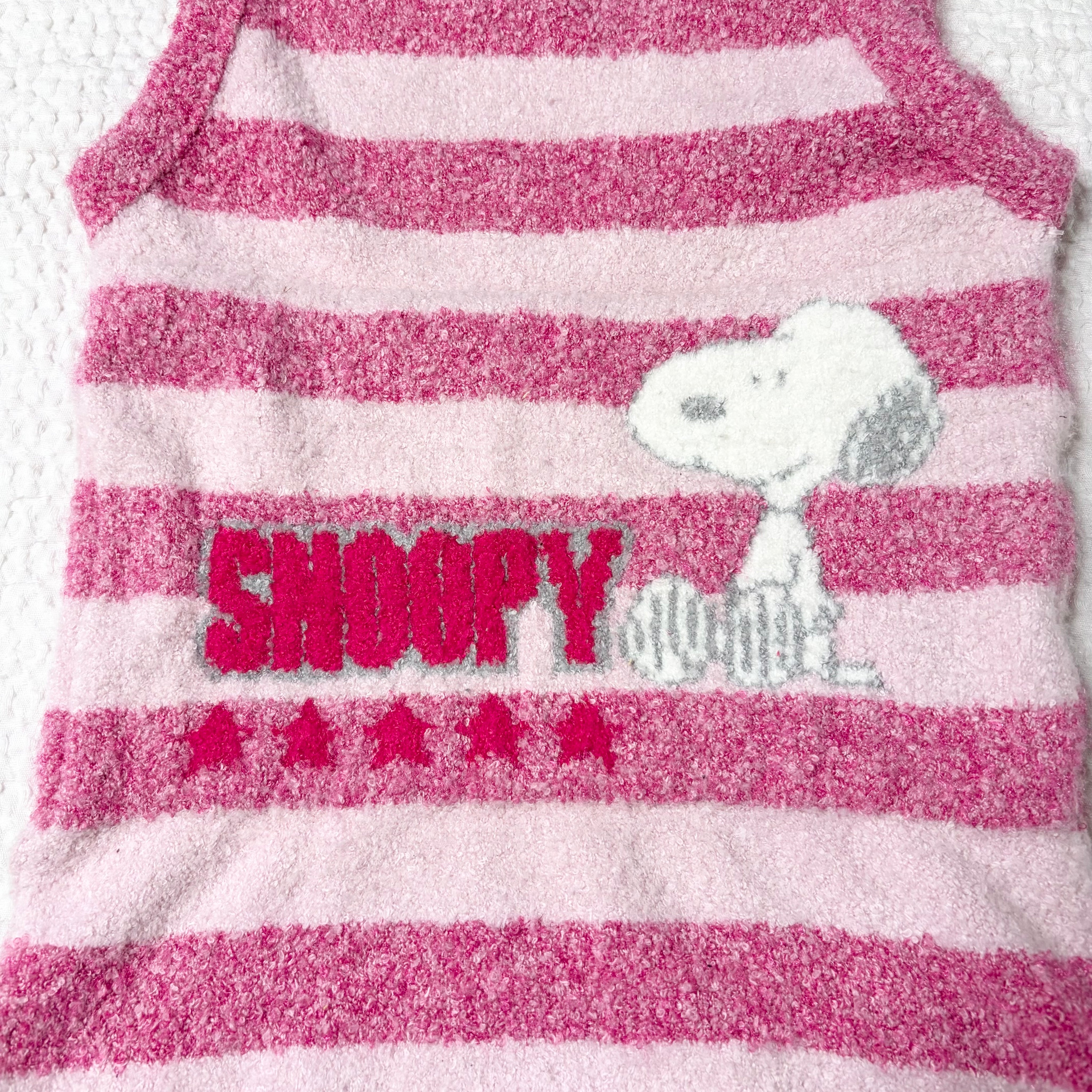 Peanuts Snoopy Stripe Knit Tank (XS-S)