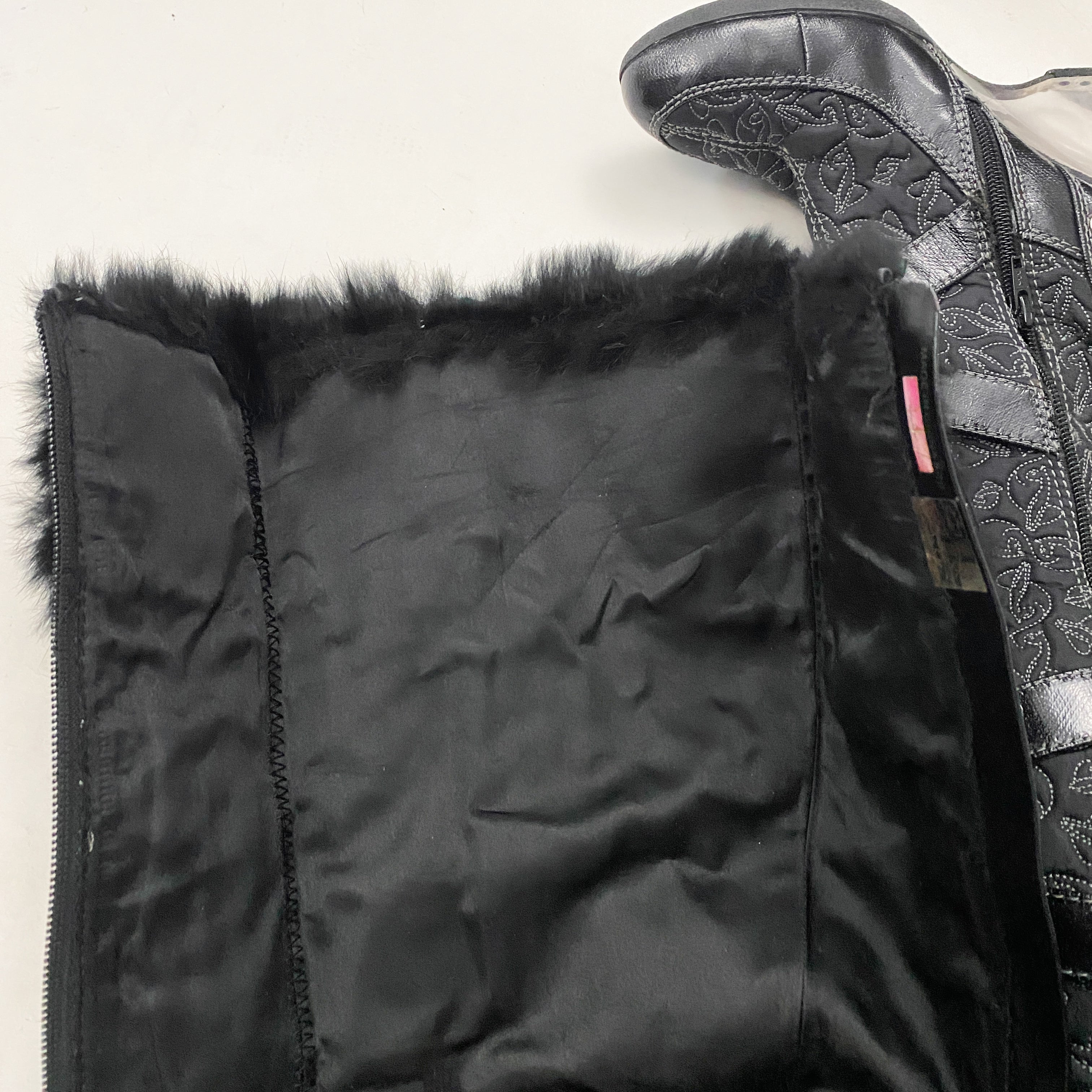 Baby Phat Faux Fur Boots (8.5)