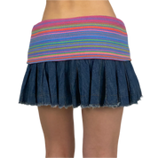 DKNY Pleated Mini Skirt (M)