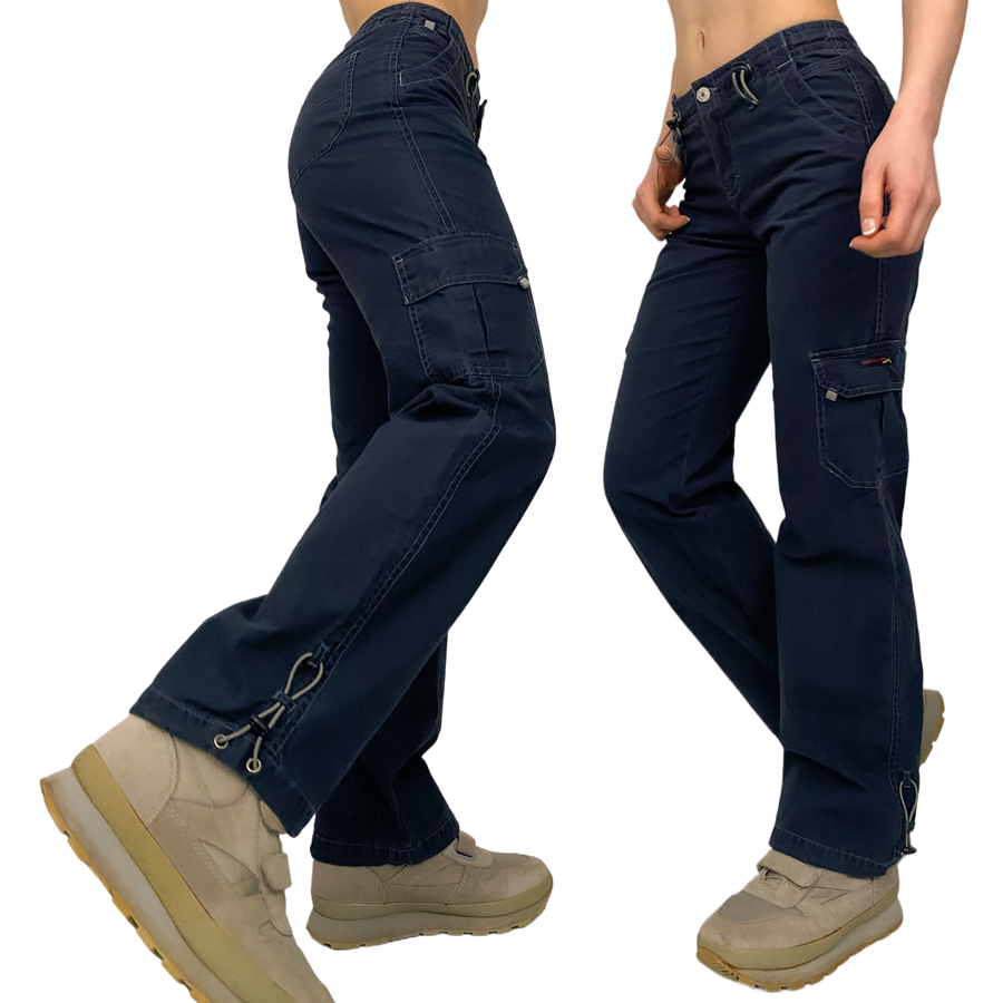 Early 2000's Bungee Tech Pants (XS)