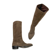 Vero Cuoio Tan Suede Boots (6.5)