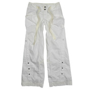Diesel White Low Rise Utility Tech Pants (M)