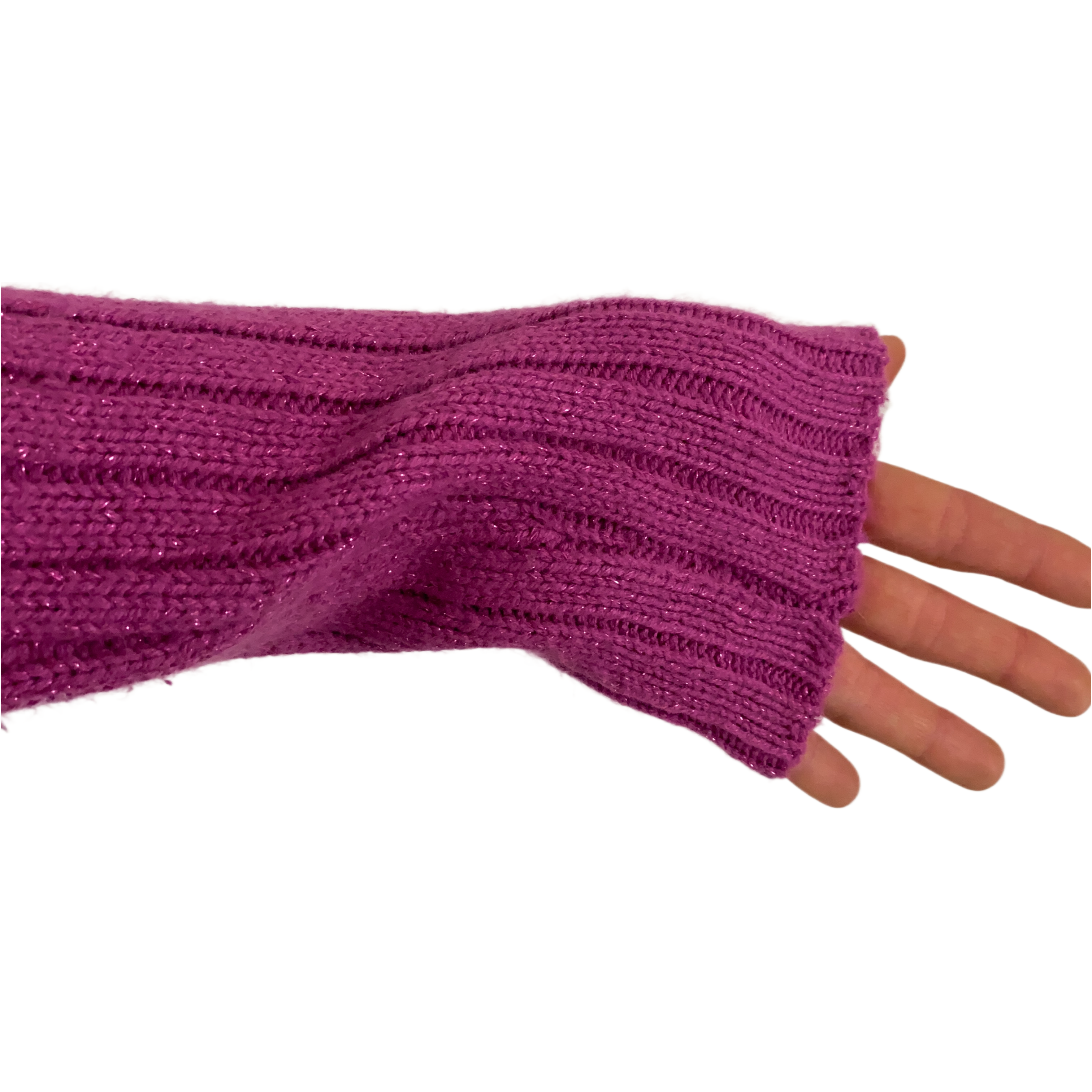 Magenta Off The Shoulder Sweater (S)