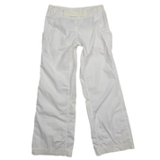 Diesel White Low Rise Utility Tech Pants (M)