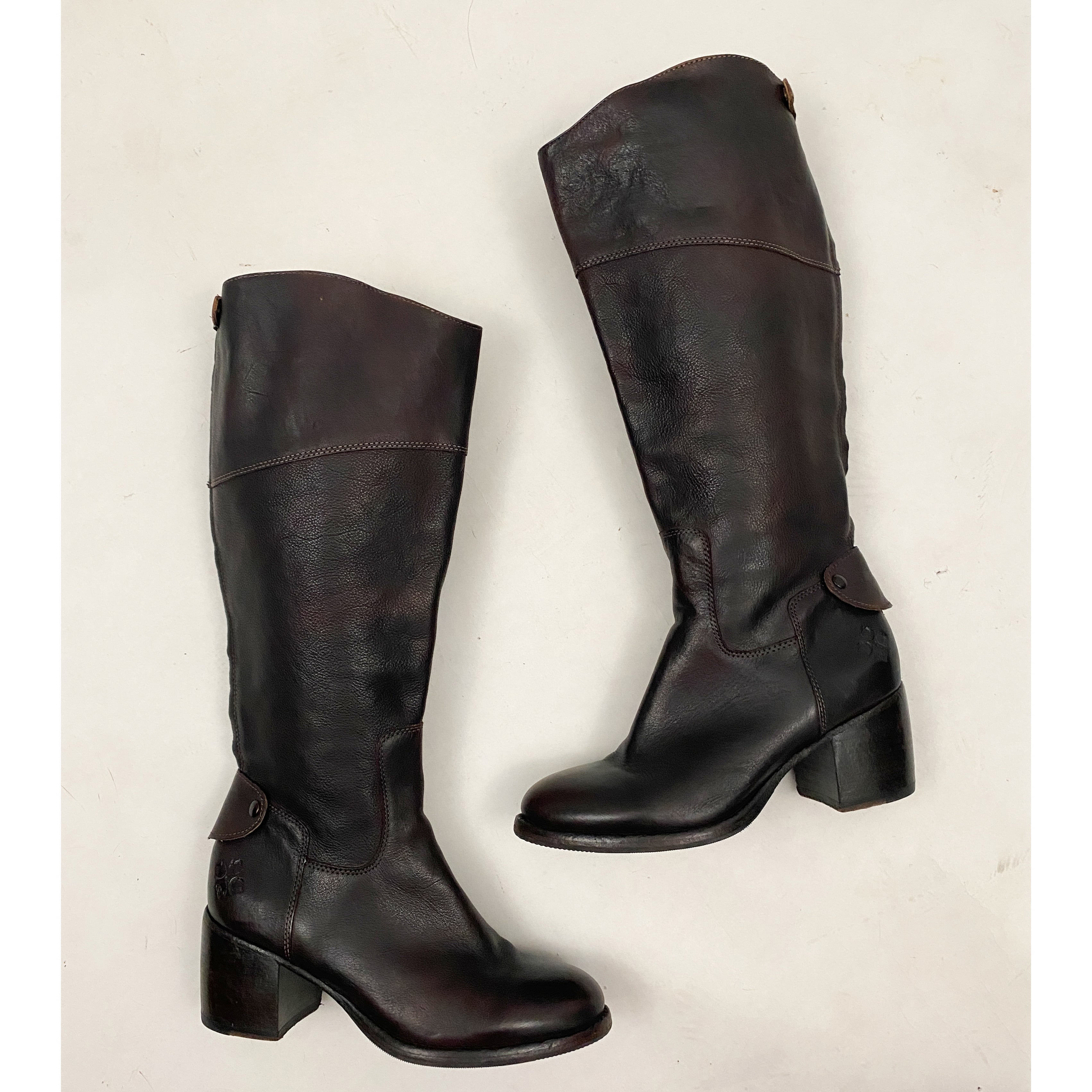 Patricia Nash Tall Brown Boots (7.5)