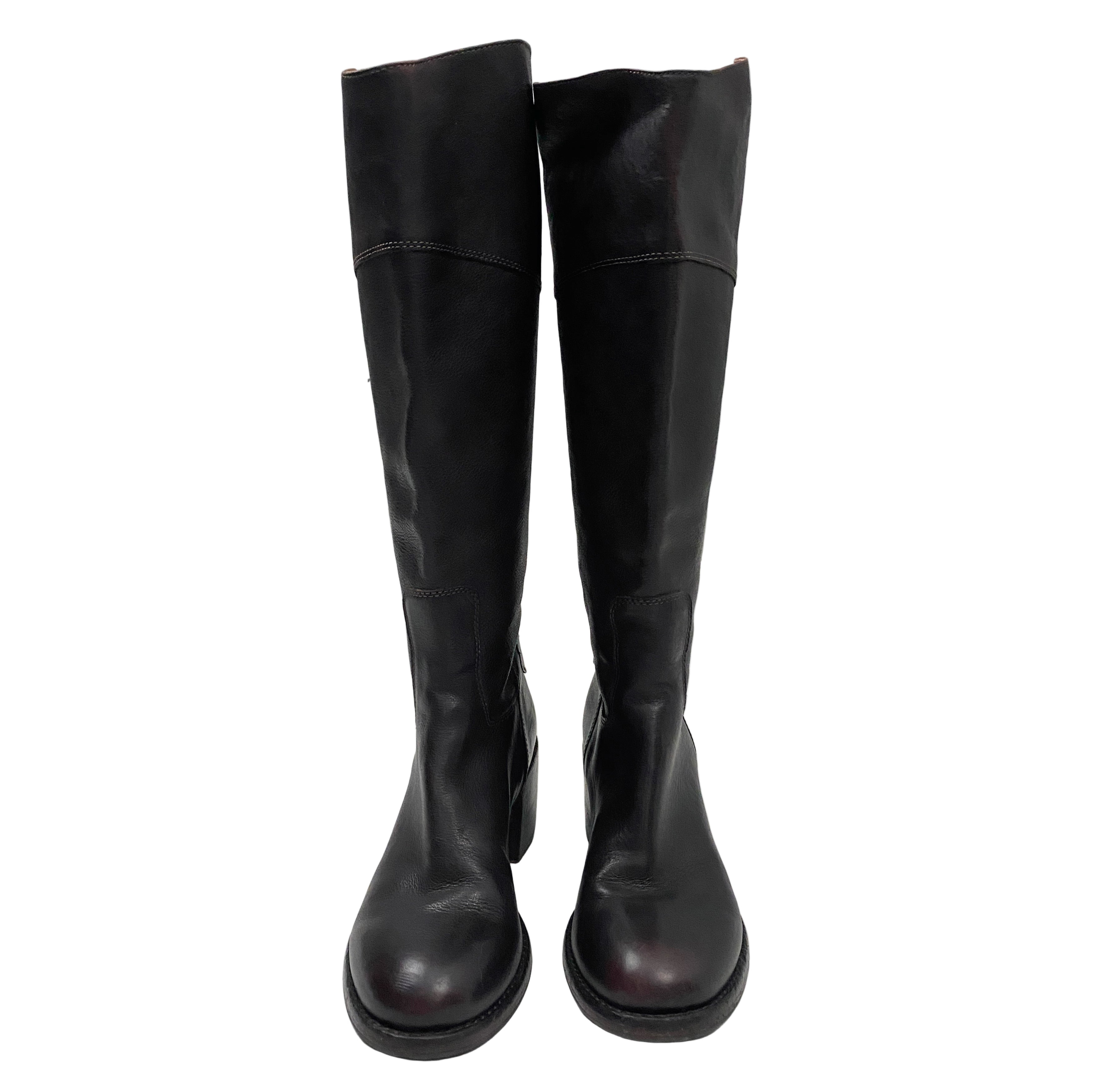 Patricia Nash Tall Brown Boots (7.5)